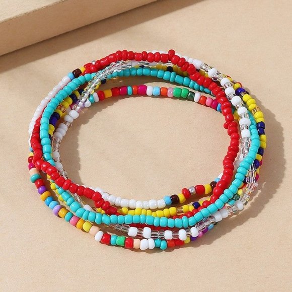 Jewelry - Beaded Bracelet/Anklet Set